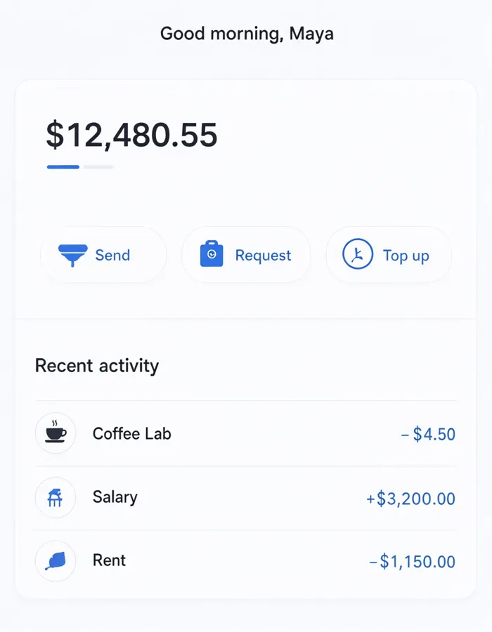 Qwen-Image-2.1, App screen, seed 11