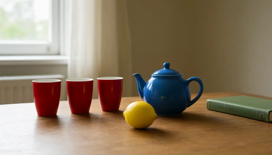 Qwen-Image-2.1-Turbo, Cups and teapot, seed 11